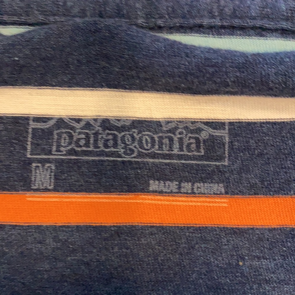 SOLD PATAGONIA Squeaky Clean Regular Stripe Polo - Picture 3 of 5